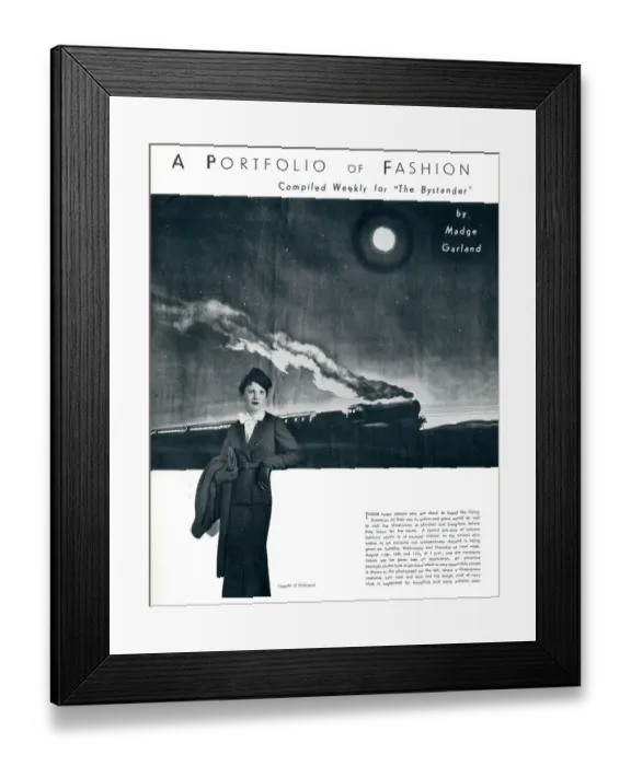 Framed Print : A Portfolio of Fashion by Madge Garland Framed Print : A Portfolio of Fashion by Madge Garland