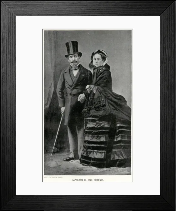 Framed Print : Napoleon III and Eugenie Framed Print : Napoleon III and Eugenie