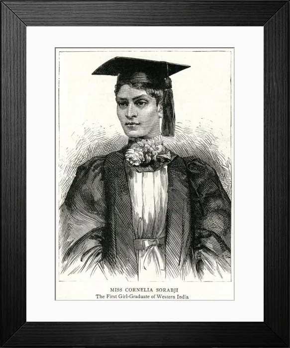 Framed Print : Cornelia Sorabji Framed Print : Cornelia Sorabji