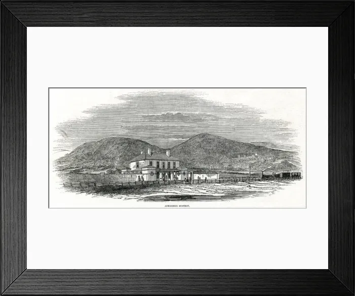 Framed Print : Railway station at Abergele, North Wales Framed Print : Railway station at Abergele, North Wales