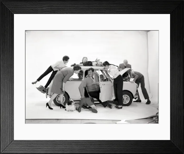Framed Print : Advertisement for CPV - People in Mini Framed Print : Advertisement for CPV - People in Mini