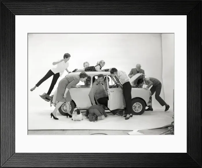 Framed Print : Advertisement for CPV - People in Mini Framed Print : Advertisement for CPV - People in Mini