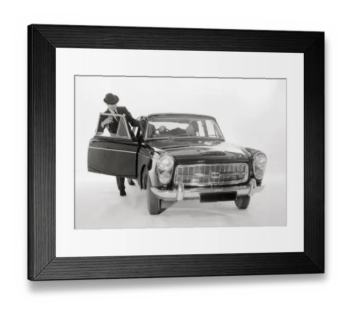 Framed Print : Advertisement for CPV - Man and Chauffeur - Austin A99 Framed Print : Advertisement for CPV - Man and Chauffeur - Austin A99