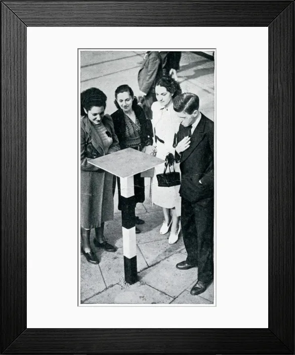 Framed Print : Civilians crowding around a gas-detector table, Sept 1939 Framed Print : Civilians crowding around a gas-detector table, Sept 1939