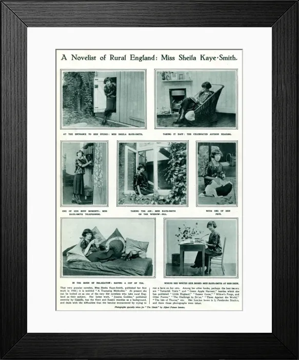 Framed Print : Sheila Kaye-Smith Framed Print : Sheila Kaye-Smith