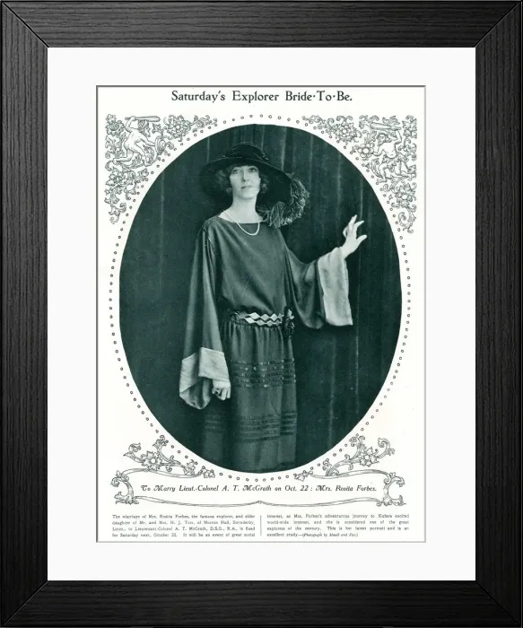 Framed Print : Rosita Forbes Framed Print : Rosita Forbes