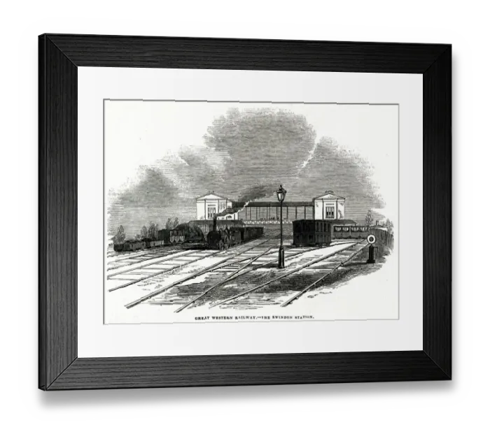 Framed Print : Swindon railway station, Swindon, Wiltshire Framed Print : Swindon railway station, Swindon, Wiltshire