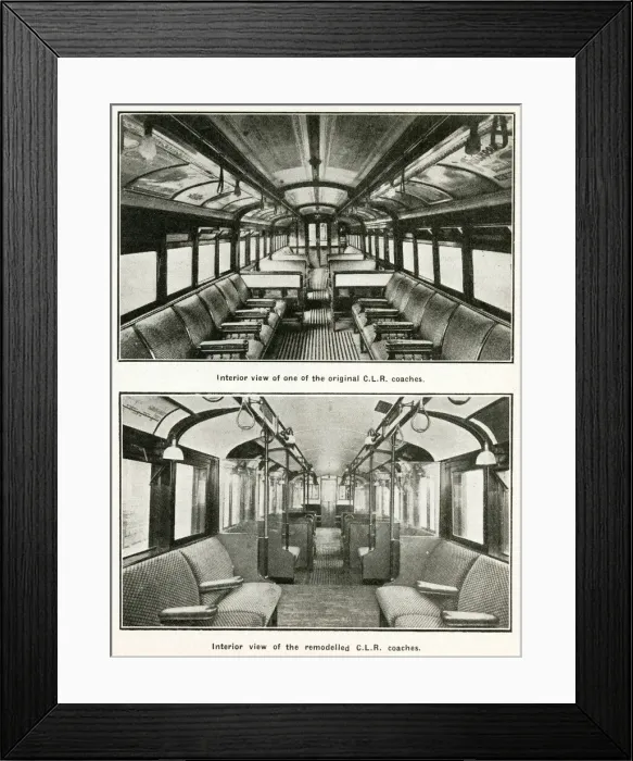 Framed Print : London Underground, carriage interiors Framed Print : London Underground, carriage interiors