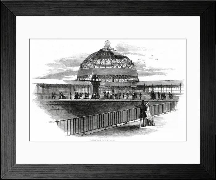 Framed Print : New York, Crystal Palace 1853 Framed Print : New York, Crystal Palace 1853
