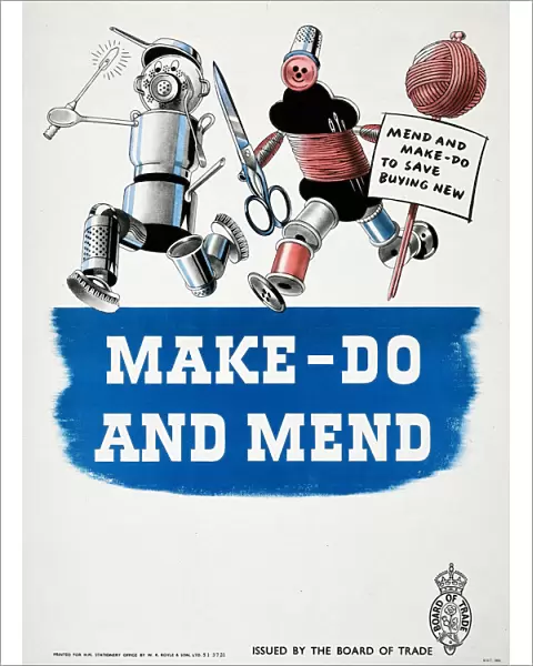 WW2 - Home Front - Make-do and Mend Poster