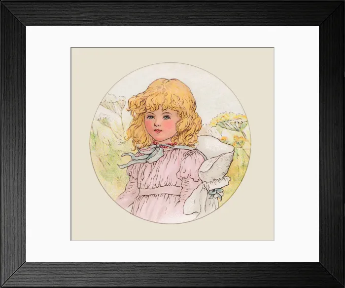 Framed Print : Demure young girl Framed Print : Demure young girl