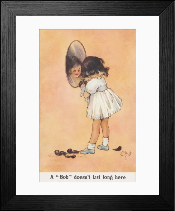 Framed Print : The Bob hairstyle Framed Print : The Bob hairstyle