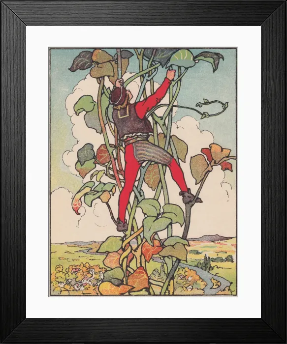 Framed Print : Jack & the beanstalk Framed Print : Jack & the beanstalk