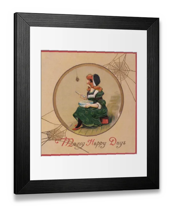 Framed Print : Little Miss Muffet Framed Print : Little Miss Muffet