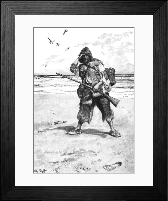 Framed Print : Robinson Crusoe Framed Print : Robinson Crusoe