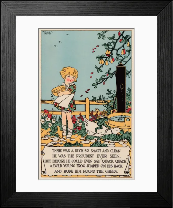 Framed Print : Children in the garden Framed Print : Children in the garden