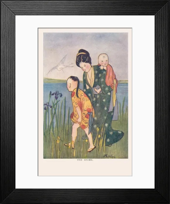 Framed Print : Japanese scenes Framed Print : Japanese scenes