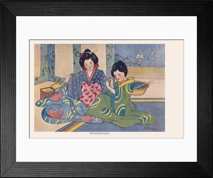 Framed Print : Japanese scenes Framed Print : Japanese scenes