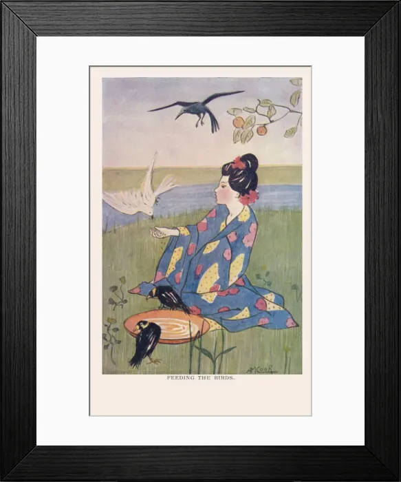 Framed Print : Japanese scenes Framed Print : Japanese scenes