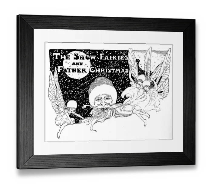 Framed Print : Snow Fairies Framed Print : Snow Fairies