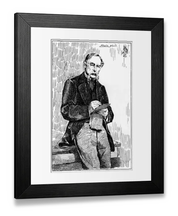 Framed Print : Sir John Tenniel Framed Print : Sir John Tenniel