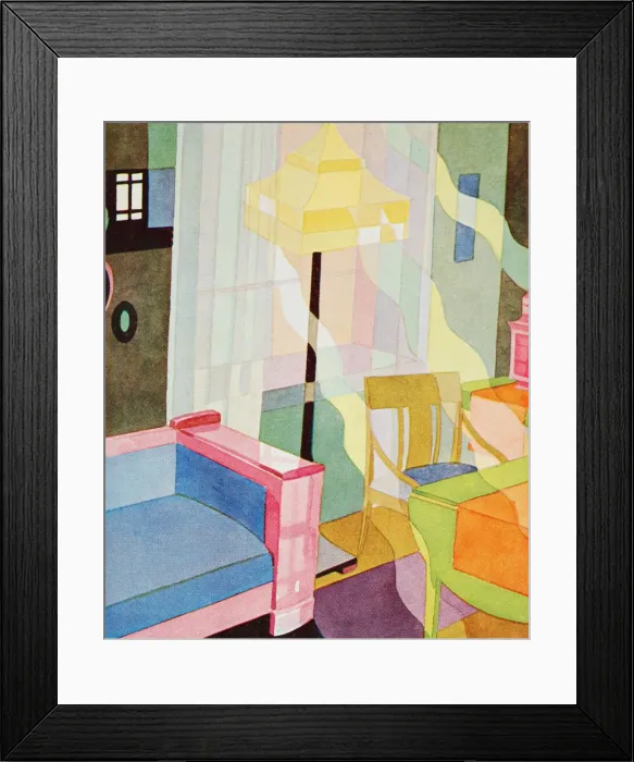 Framed Print : Art Deco interior Framed Print : Art Deco interior