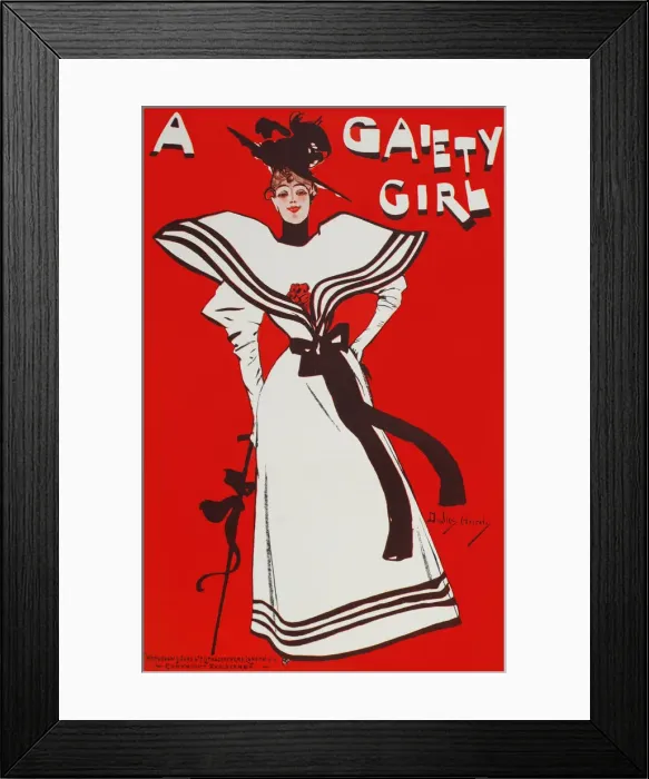 Framed Print : Gaiety Girl Framed Print : Gaiety Girl