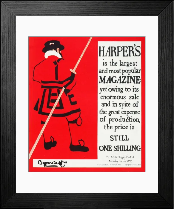 Framed Print : Harpers Magazine Framed Print : Harpers Magazine