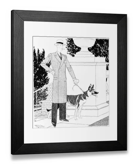 Framed Print : Fashionable man Framed Print : Fashionable man