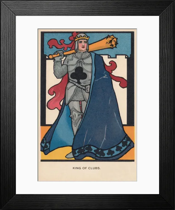 Framed Print : King of Clubs Framed Print : King of Clubs
