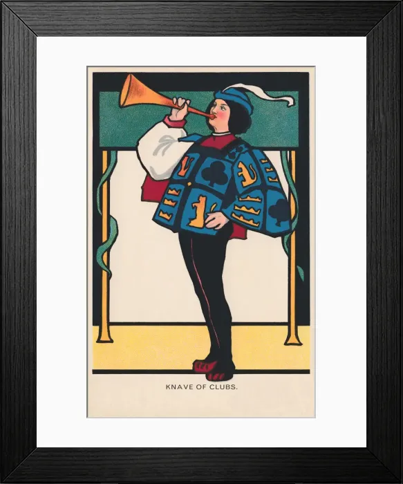 Framed Print : Knave of Clubs Framed Print : Knave of Clubs