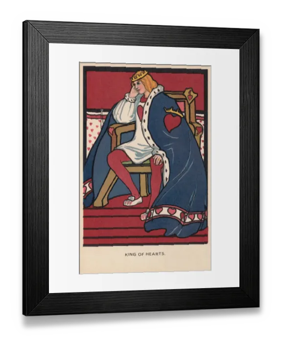 Framed Print : King of Hearts Framed Print : King of Hearts