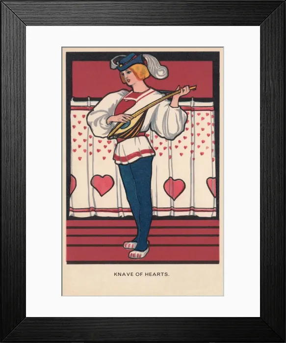 Framed Print : Knave of Hearts Framed Print : Knave of Hearts