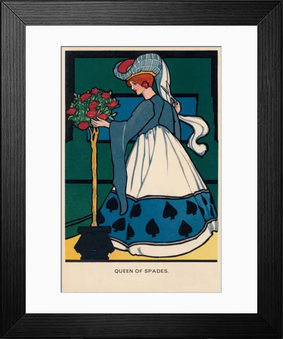 Framed Print : Queen of Spades Framed Print : Queen of Spades