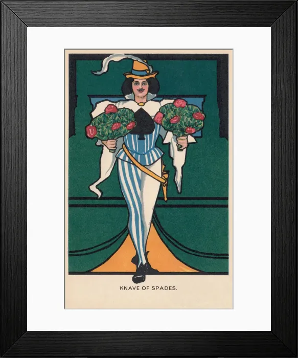Framed Print : Knave of Spades Framed Print : Knave of Spades