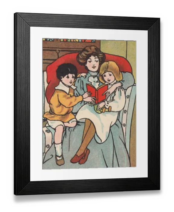 Framed Print : Bedtime reading (detail) Framed Print : Bedtime reading (detail)