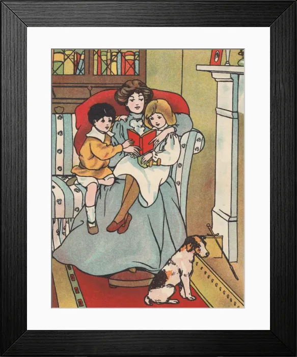 Framed Print : Bedtime reading Framed Print : Bedtime reading