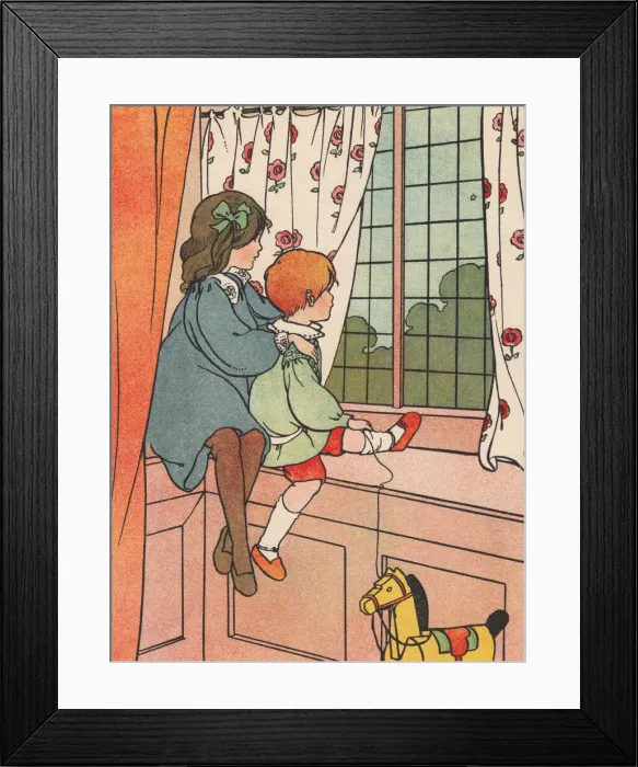 Framed Print : Looking out of the window Framed Print : Looking out of the window