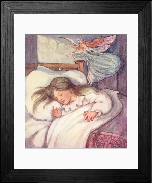 Framed Print : Sleeping child Framed Print : Sleeping child