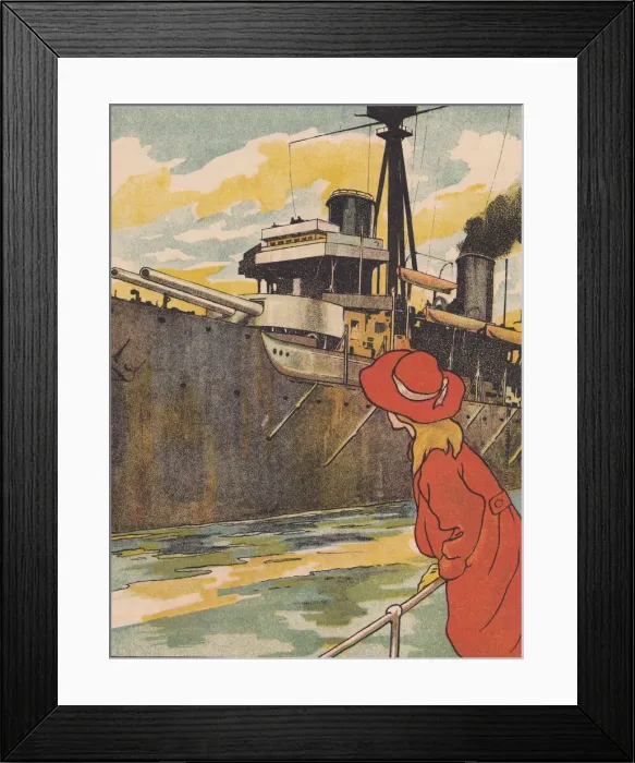 Framed Print : British warships WW1 Framed Print : British warships WW1