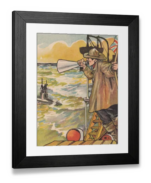 Framed Print : British warships WW1 Framed Print : British warships WW1