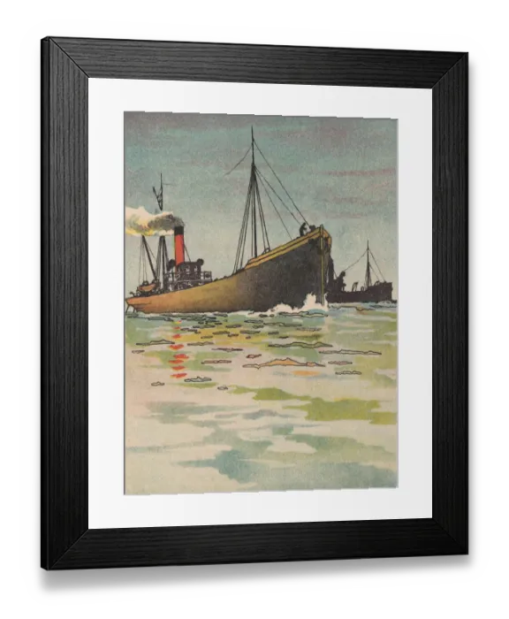 Framed Print : British warships WW1 Framed Print : British warships WW1