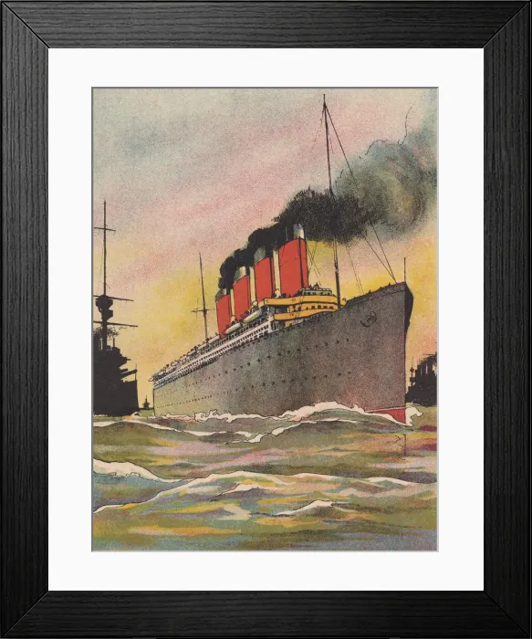 Framed Print : British warships WW1 Framed Print : British warships WW1