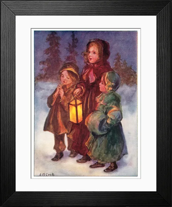 Framed Print : Carol singers Framed Print : Carol singers