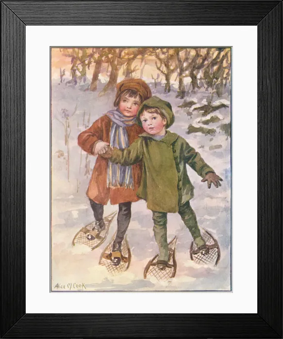 Framed Print : Snow shoes Framed Print : Snow shoes