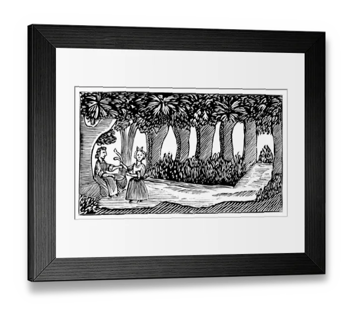 Framed Print : Babes in the wood Framed Print : Babes in the wood