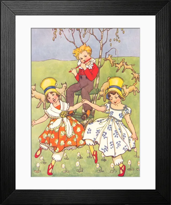 Framed Print : Meadow playmates Framed Print : Meadow playmates