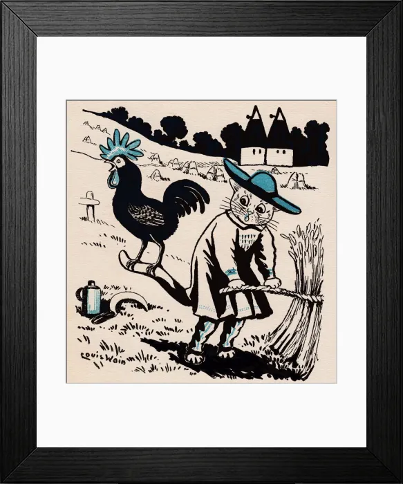 Framed Print : Louis Wain cats Framed Print : Louis Wain cats