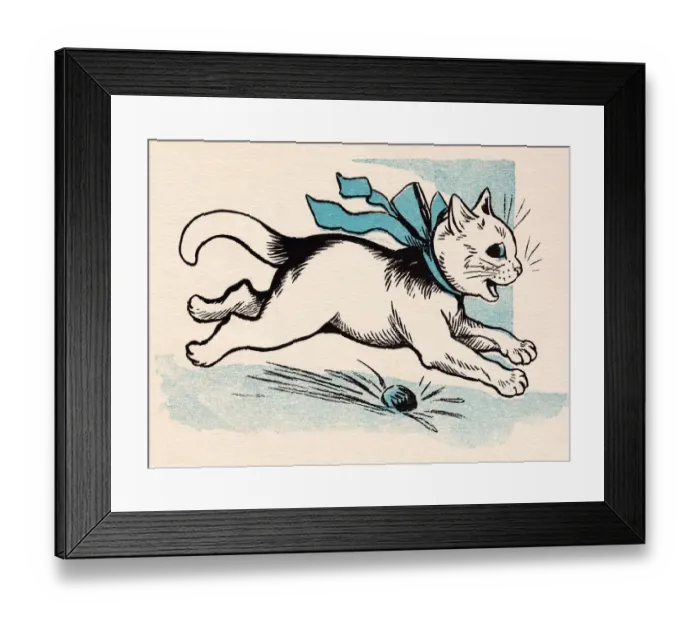 Framed Print : Louis Wain cats Framed Print : Louis Wain cats