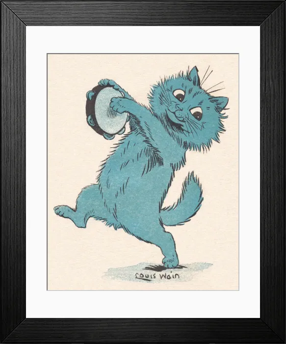 Framed Print : Louis Wain cats Framed Print : Louis Wain cats
